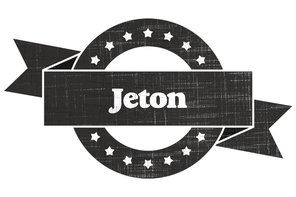 Jeton grunge logo