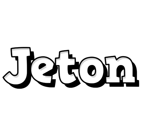 Jeton snowing logo