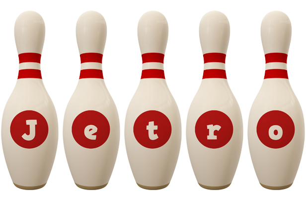 Jetro bowling-pin logo
