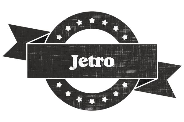 Jetro grunge logo