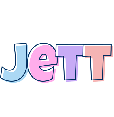 Jett pastel logo