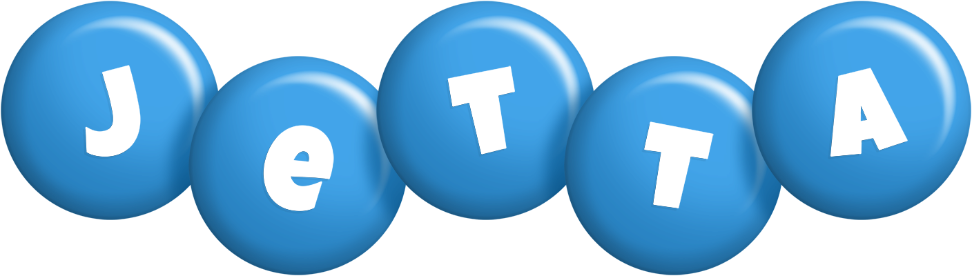 Jetta candy-blue logo