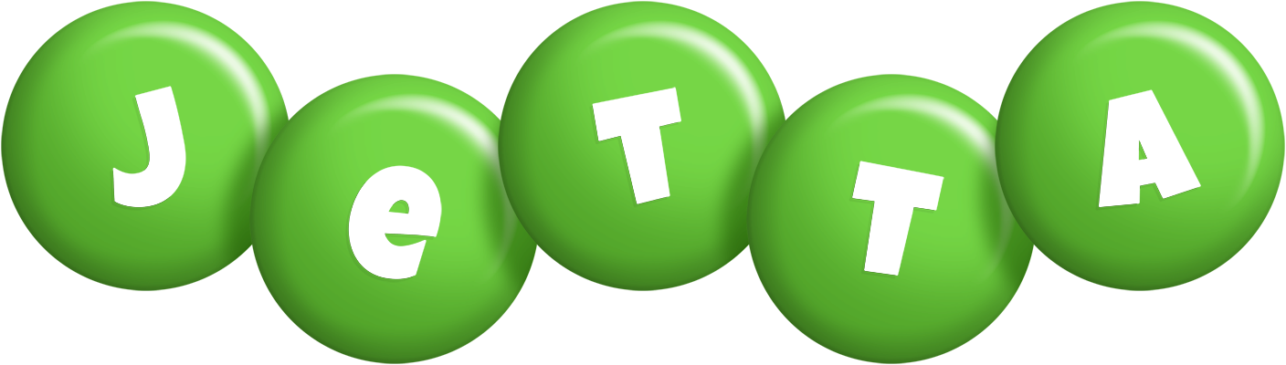 Jetta candy-green logo