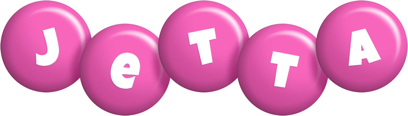 Jetta candy-pink logo