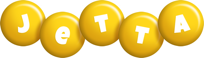 Jetta candy-yellow logo