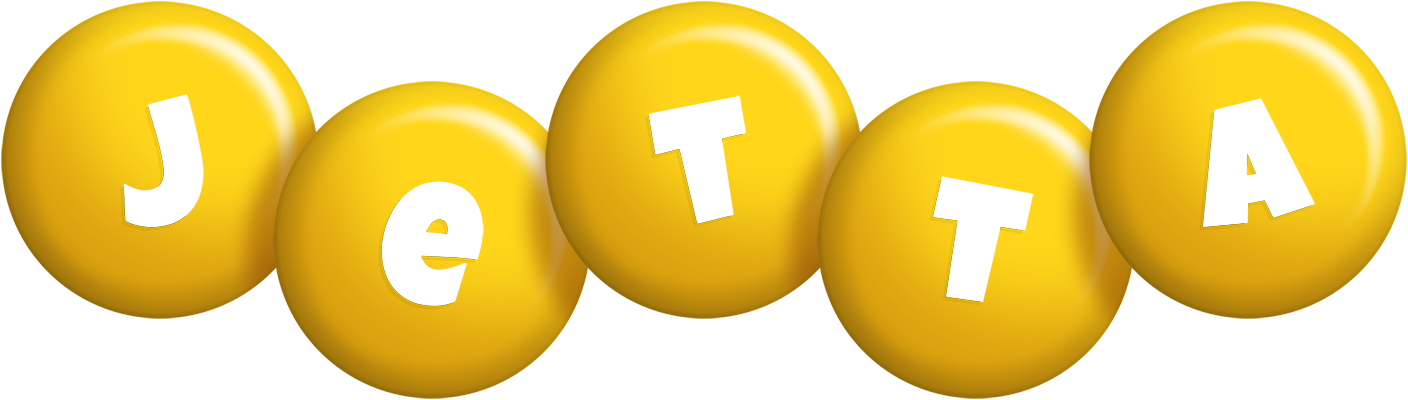 Jetta candy-yellow logo