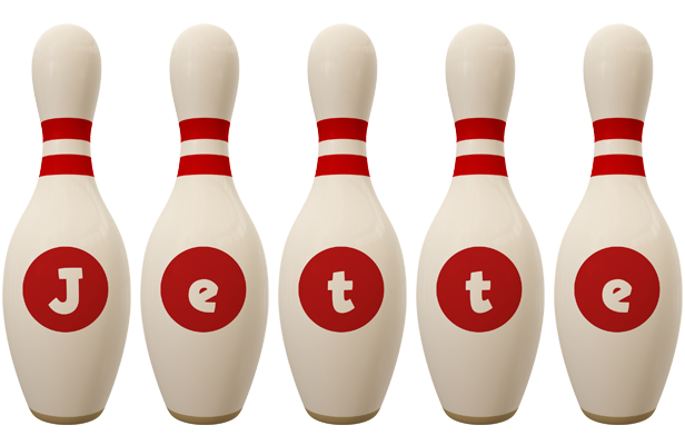 Jette bowling-pin logo