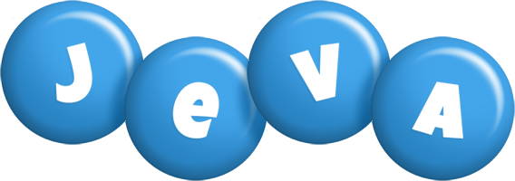 Jeva candy-blue logo