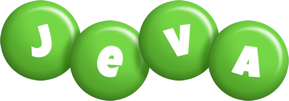 Jeva candy-green logo