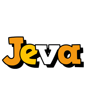Jeva cartoon logo