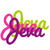 Jeva flowers logo