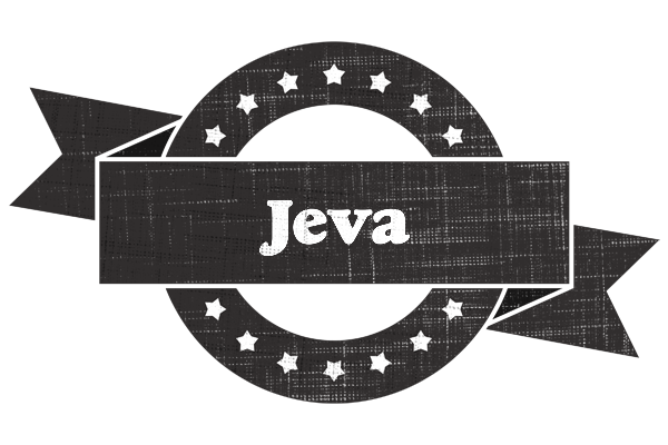 Jeva grunge logo