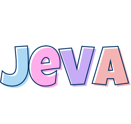 Jeva pastel logo