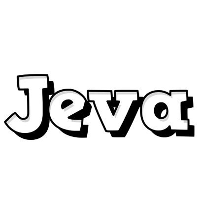 Jeva snowing logo