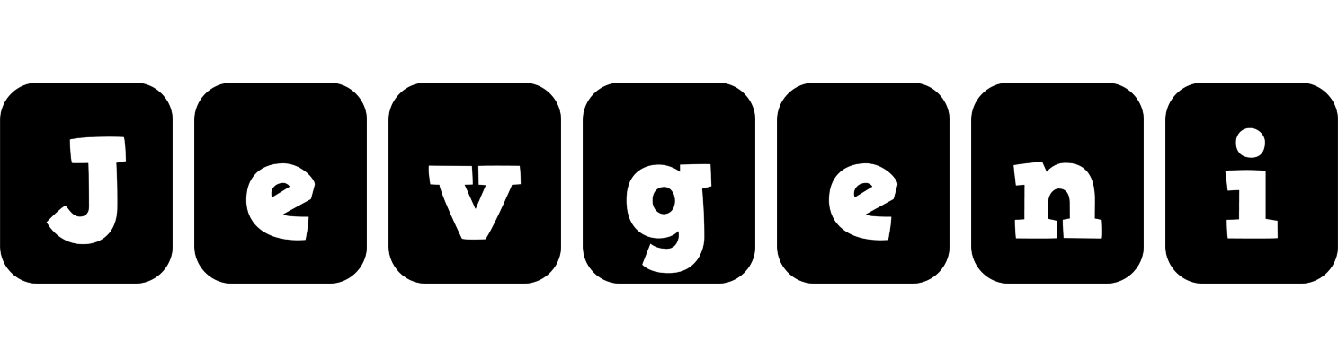 Jevgeni box logo