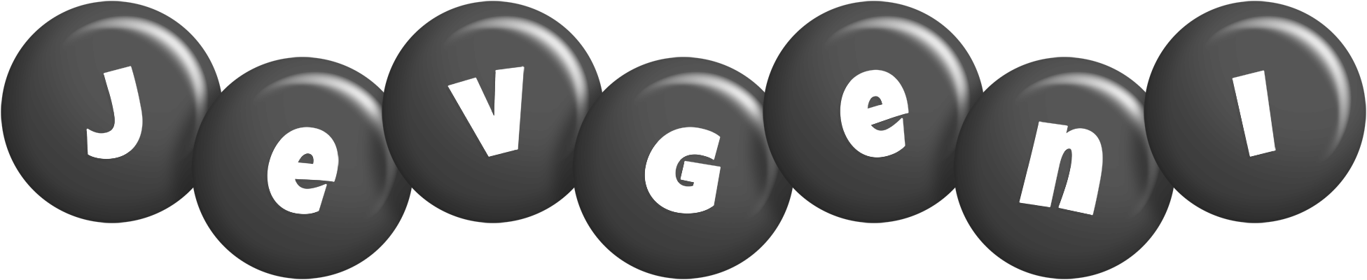 Jevgeni candy-black logo