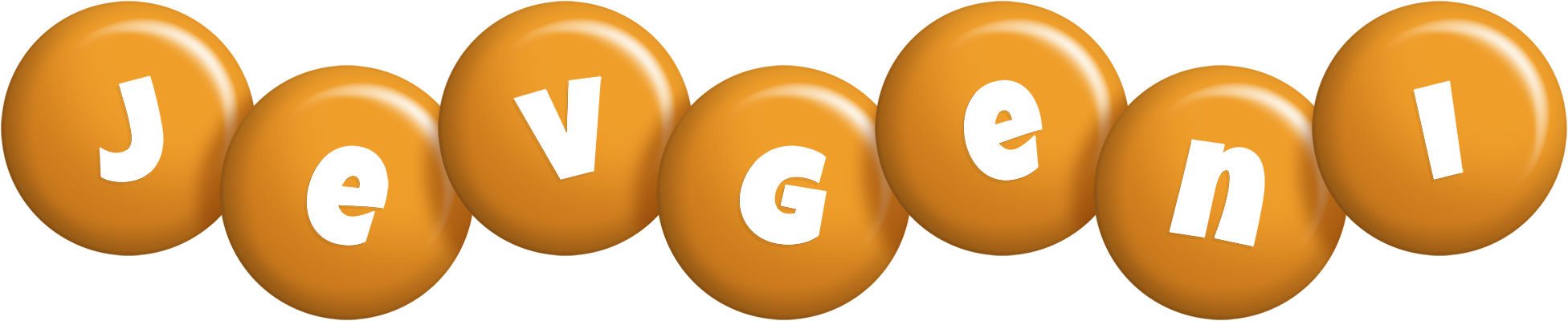 Jevgeni candy-orange logo