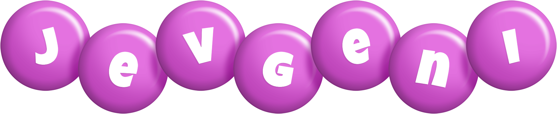 Jevgeni candy-purple logo