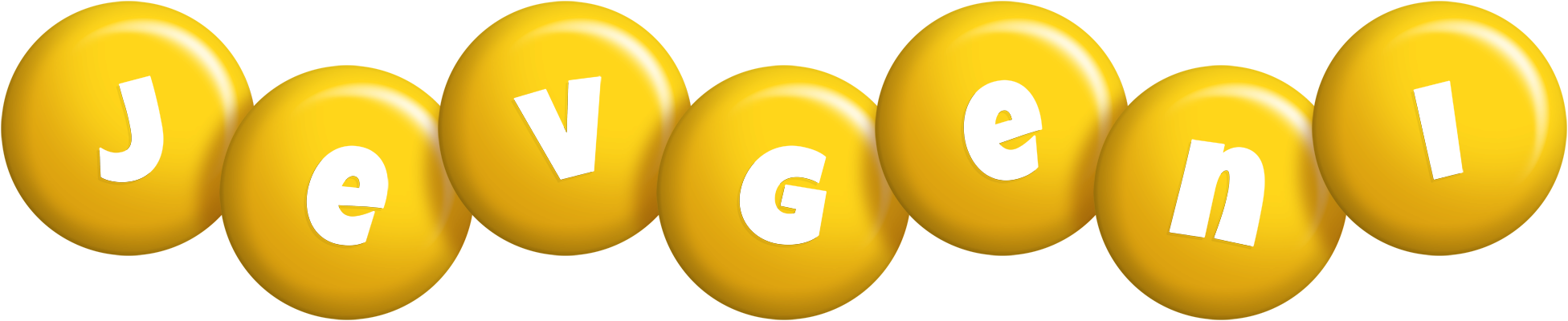 Jevgeni candy-yellow logo