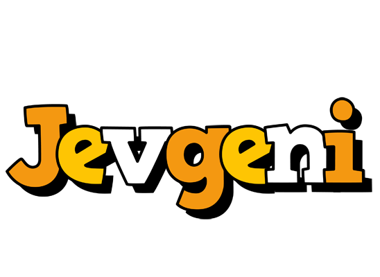 Jevgeni cartoon logo