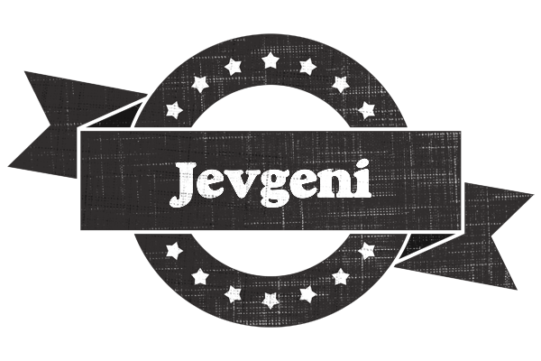 Jevgeni grunge logo