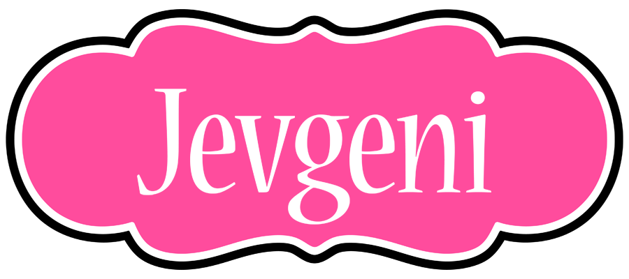 Jevgeni invitation logo