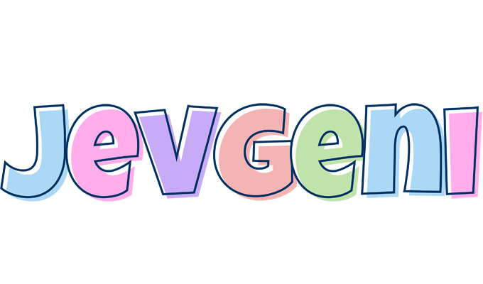 Jevgeni pastel logo