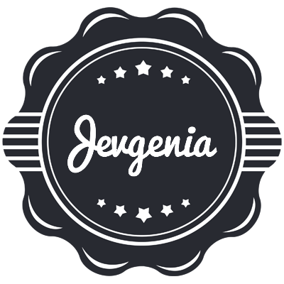 Jevgenia badge logo