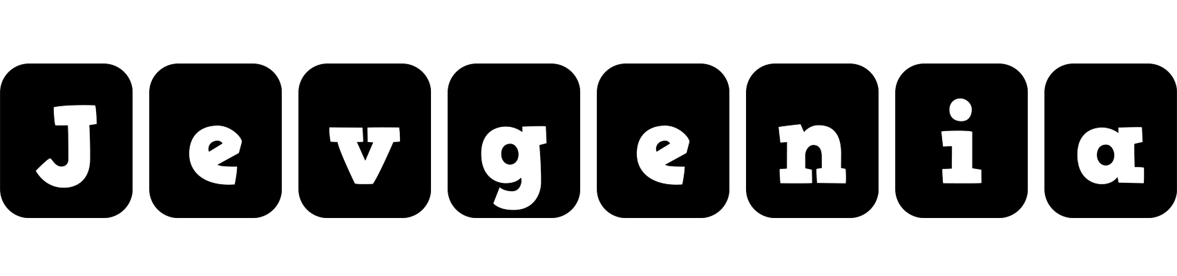 Jevgenia box logo