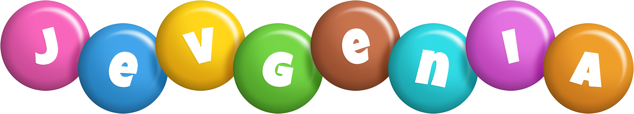 Jevgenia candy logo