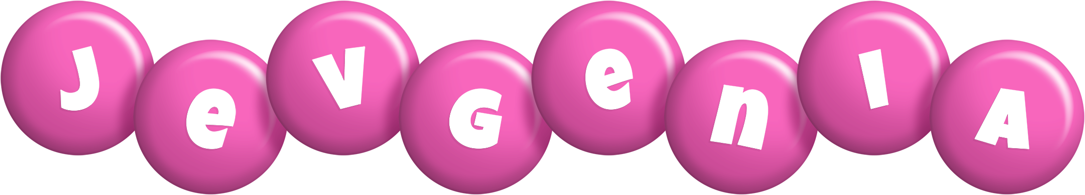 Jevgenia candy-pink logo
