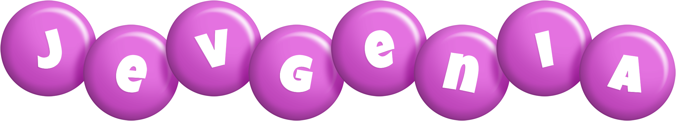 Jevgenia candy-purple logo