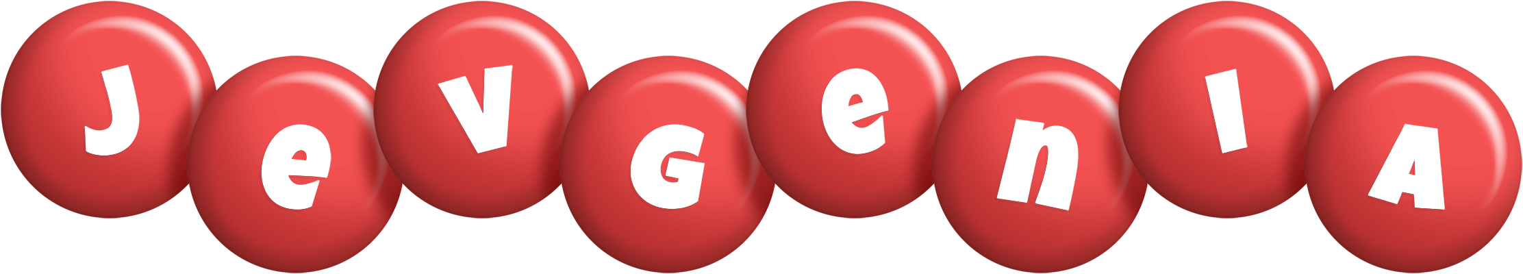 Jevgenia candy-red logo