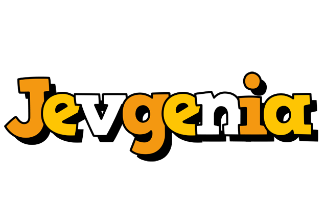 Jevgenia cartoon logo