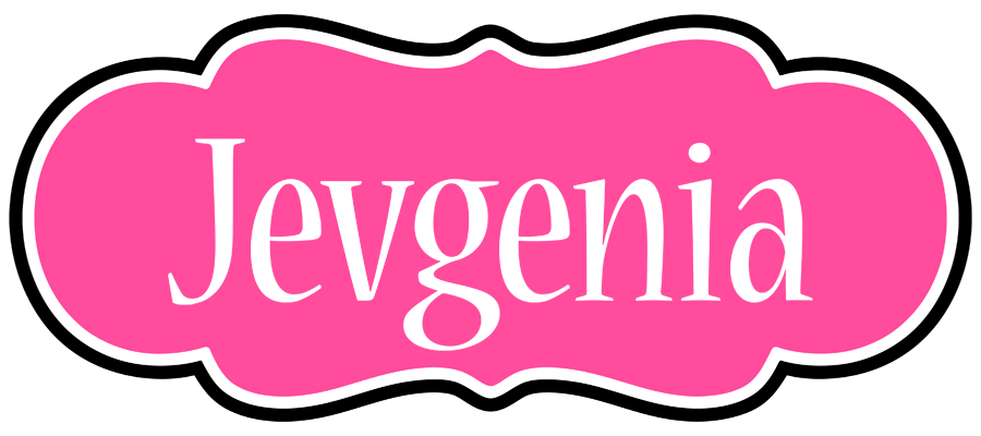 Jevgenia invitation logo