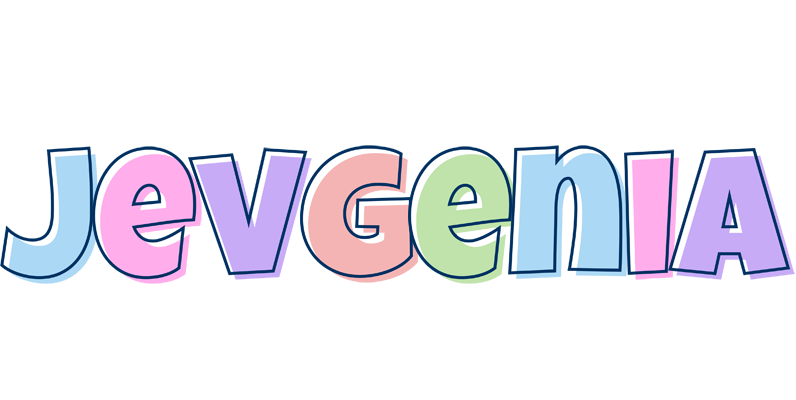 Jevgenia pastel logo