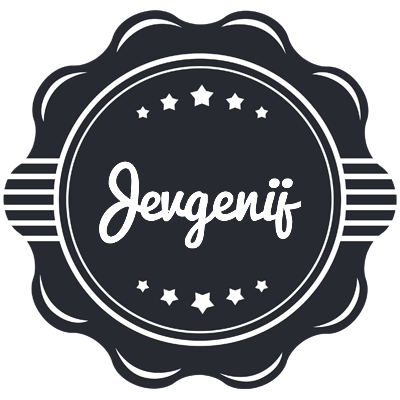 Jevgenij badge logo
