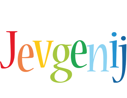 Jevgenij birthday logo