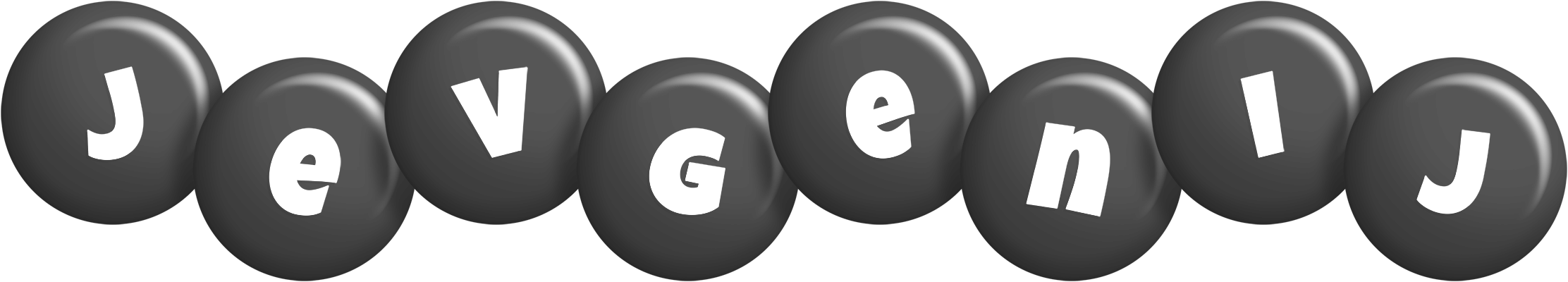 Jevgenij candy-black logo