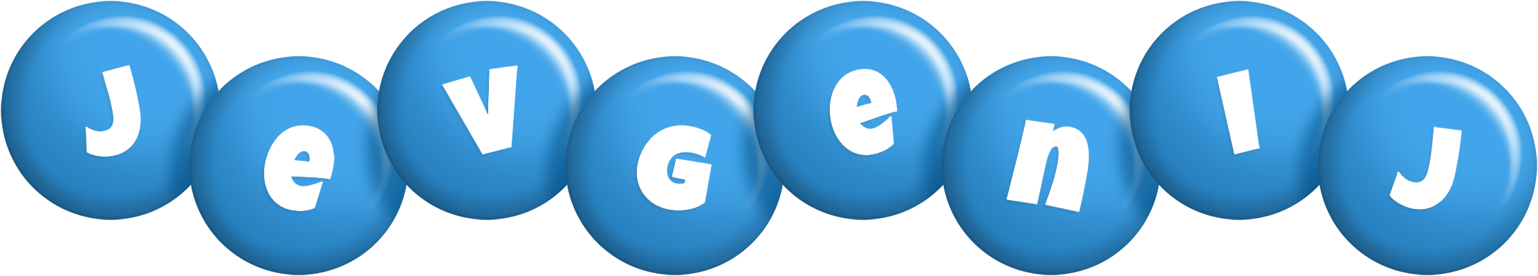 Jevgenij candy-blue logo