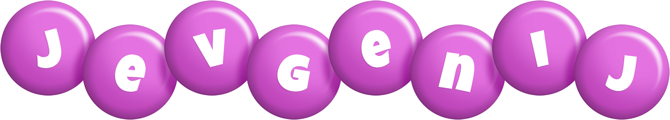 Jevgenij candy-purple logo