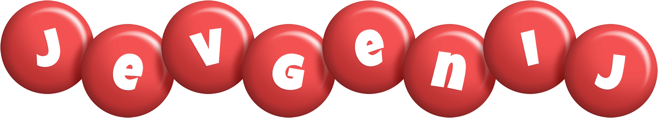 Jevgenij candy-red logo