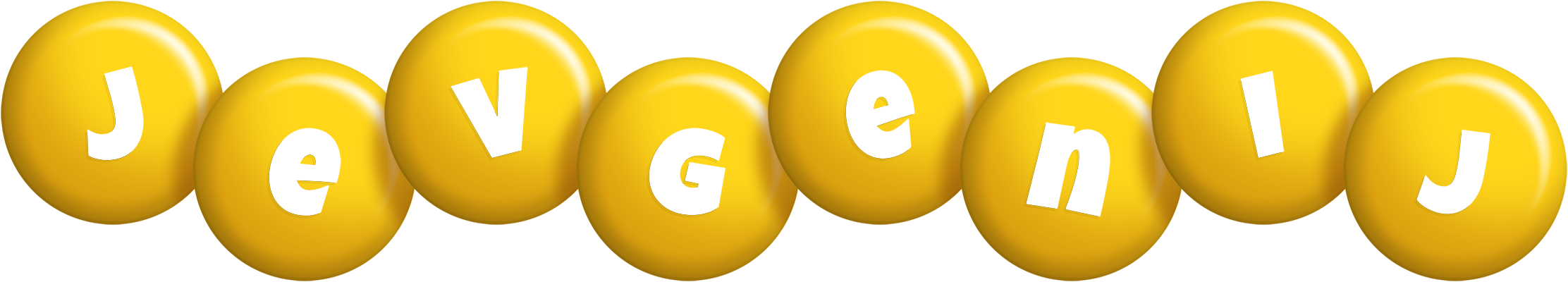 Jevgenij candy-yellow logo