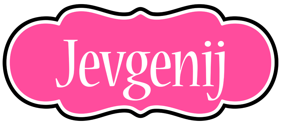 Jevgenij invitation logo