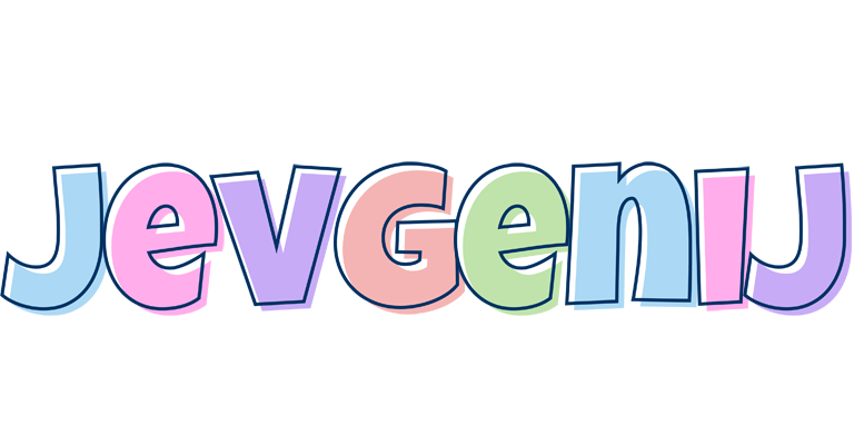 Jevgenij pastel logo