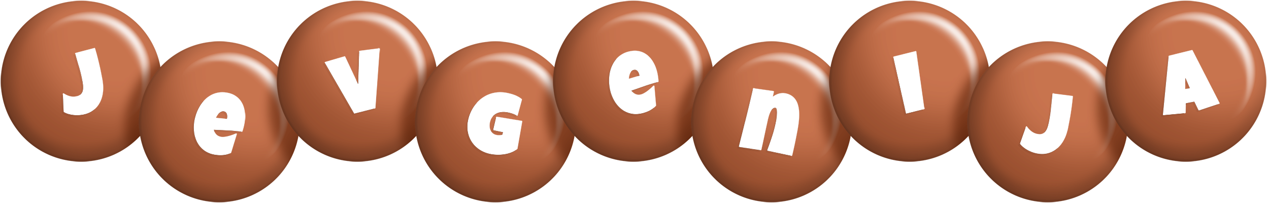 Jevgenija candy-brown logo
