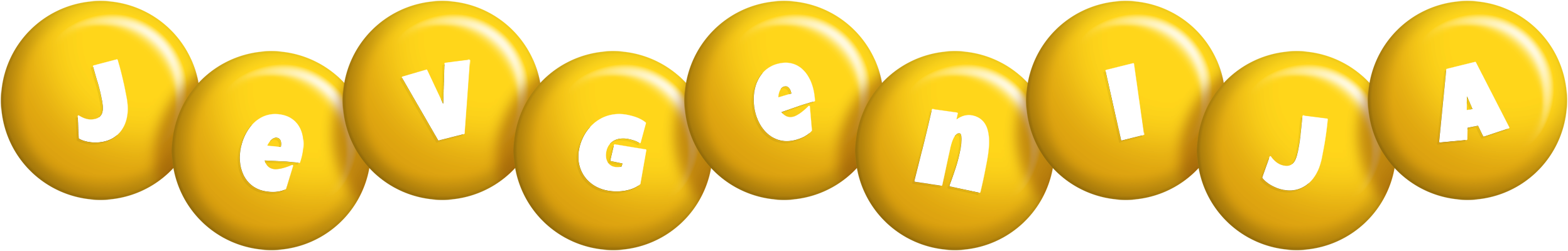 Jevgenija candy-yellow logo