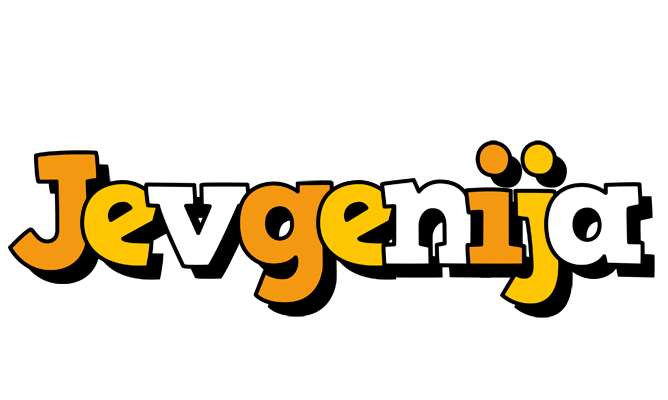 Jevgenija cartoon logo