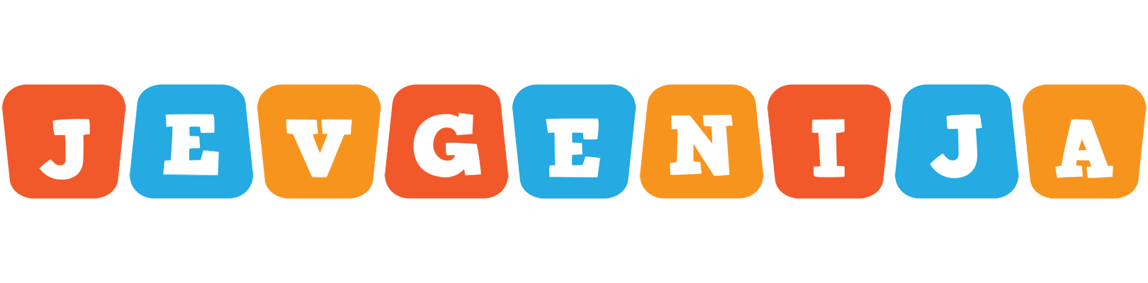 Jevgenija comics logo
