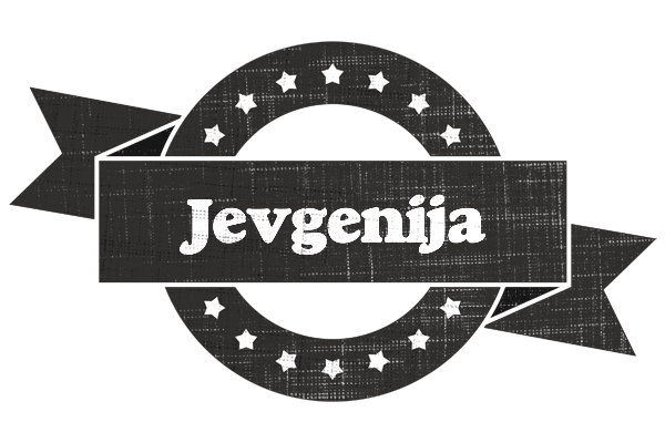 Jevgenija grunge logo